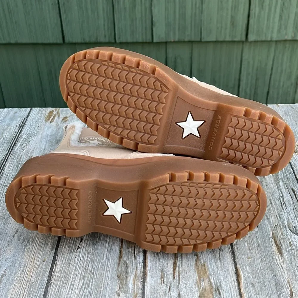Converse Chuck Taylor All Star Chelsea Lugged Suede Boots Shoes Size 3